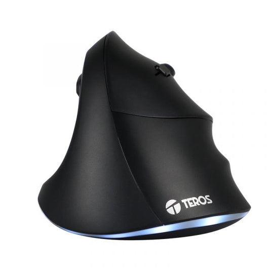 Mouse Inalámbrico Teros TE-1249AI IA Bluetooth USB-C 3200 DPI 8 Botones Negro
