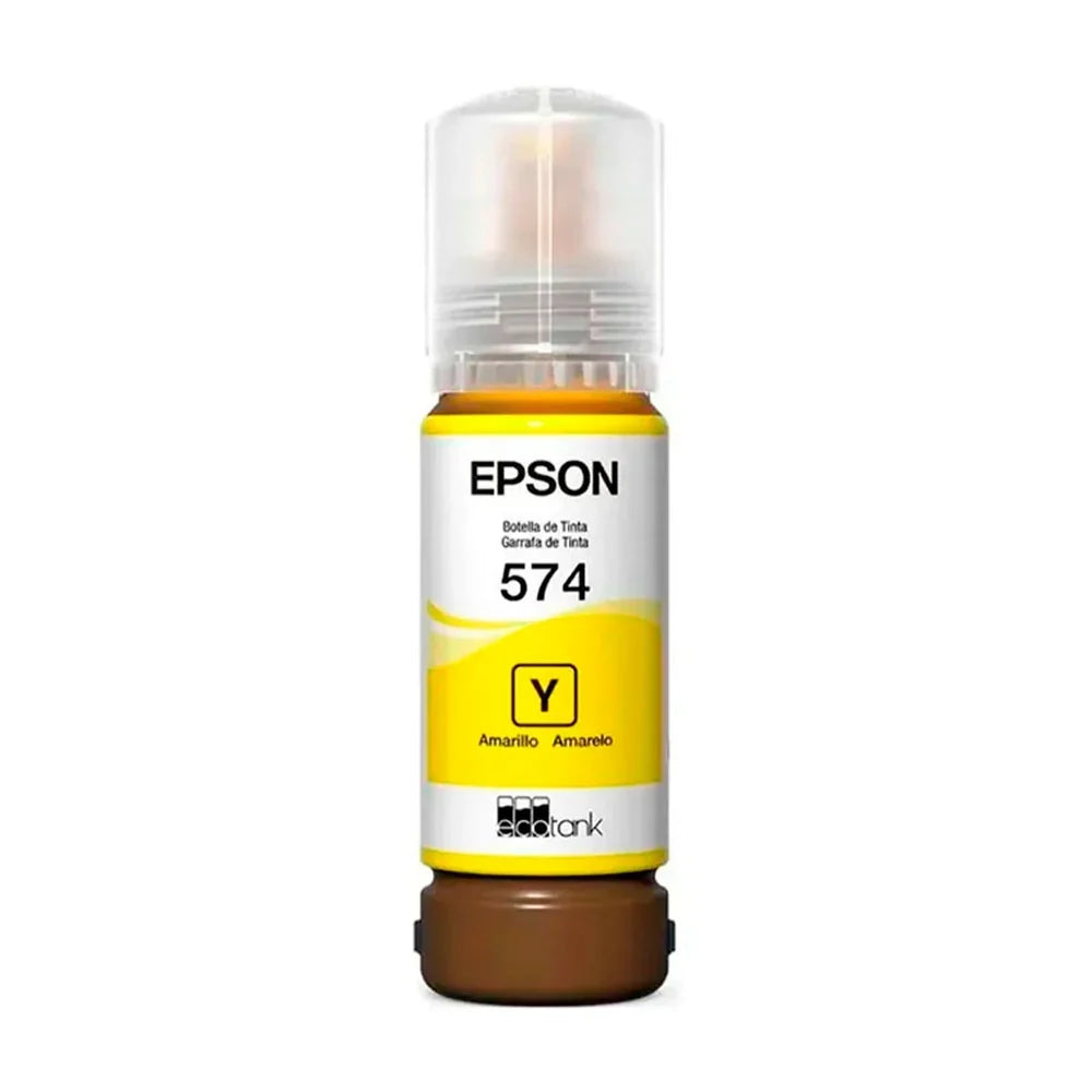 Botella de Tinta Epson T574420-AL Amarillo Original para EcoTank