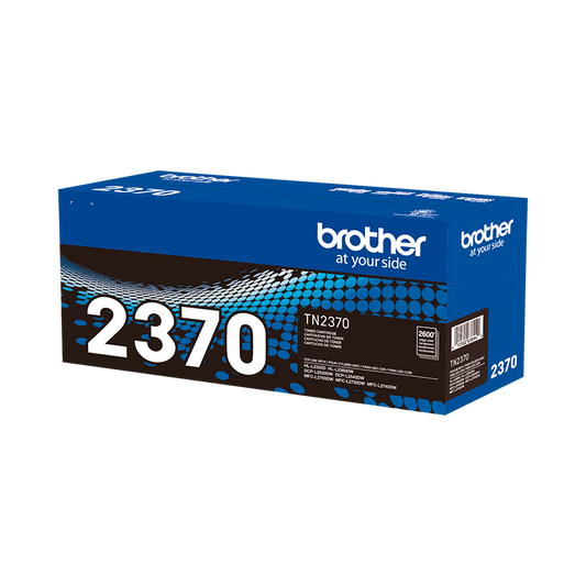 Tóner Brother TN-2370 Negro Original 2600 Páginas para HL-L2360DW DCP-L2540DW