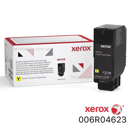 Tóner Xerox 006R04623 Amarillo Original 6000 Páginas para VersaLink C620 y C625