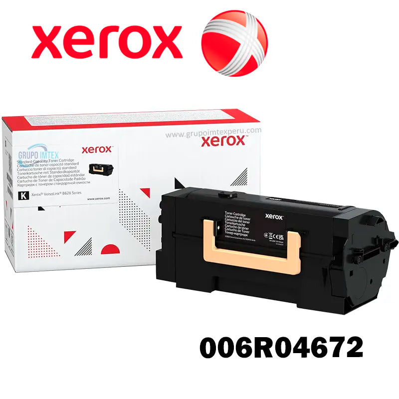 Tóner Xerox 006R04672 Negro Original 25000 Páginas para VersaLink B620 B625