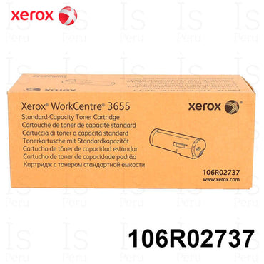 Tóner Xerox 106R02737 Negro Original 6100 Páginas para WorkCentre 3655