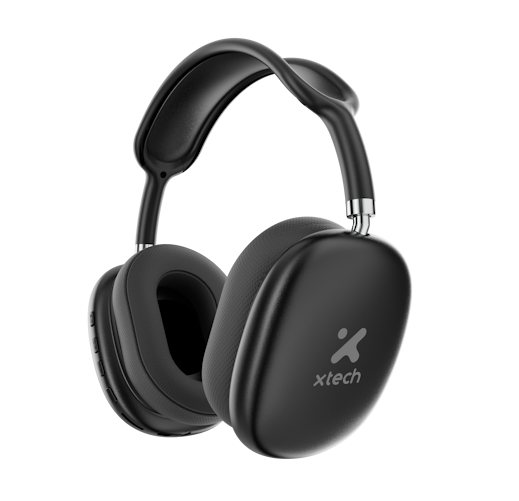 Audífonos Bluetooth Xtech XTH-614 Aurax Negro