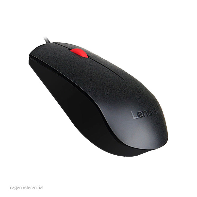 Mouse Óptico Lenovo Essential USB 1600 DPI Negro 4Y50R20863