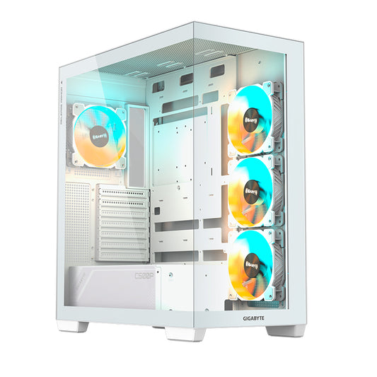 Case Gigabyte C500 Panoramic Stealth ICE Mid Tower Blanco ARGB