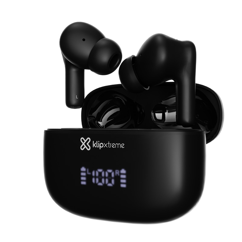 Audífonos Klip Xtreme KTE-850BK Bluetooth 5.4 ANC Híbrida IPX4 Negro