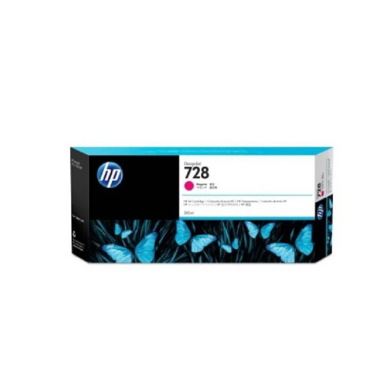 Cartucho de Tinta HP 728 Magenta 300ml Original F9K16A para DesignJet T730 T830