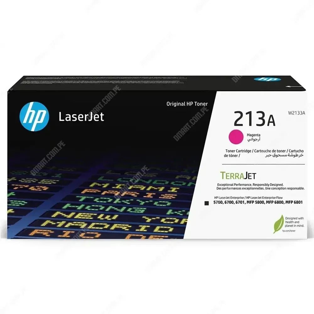 Tóner HP 213A Magenta Original W2133A para Color LaserJet Enterprise 5700 6700 5800 6800