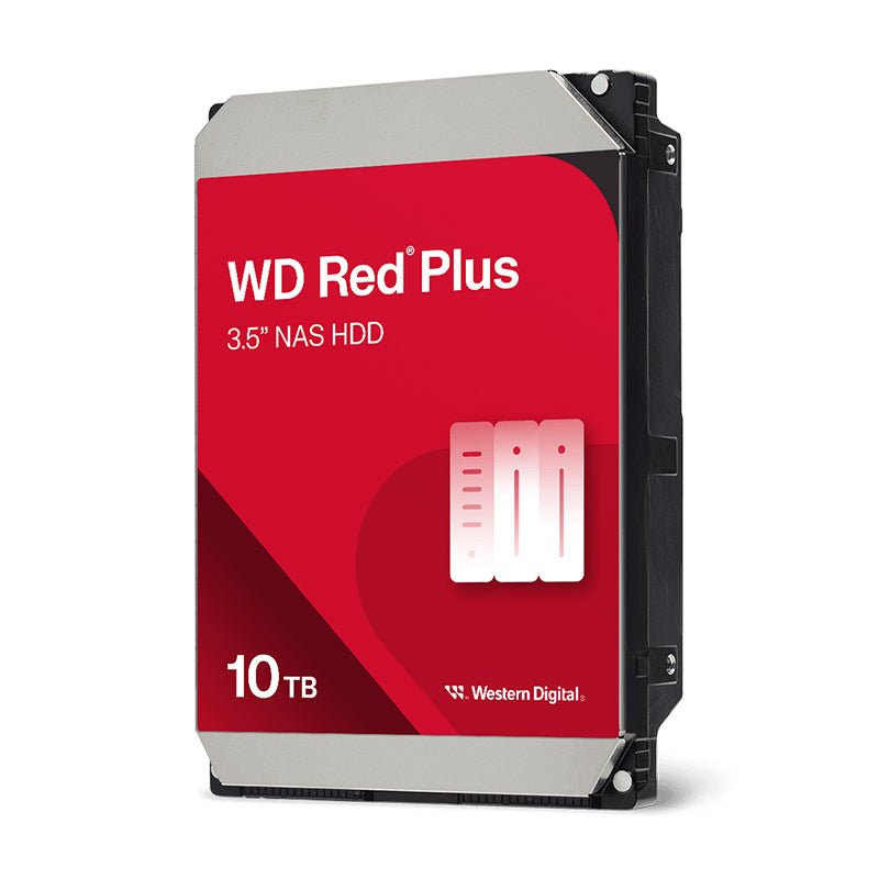 Disco Duro Western Digital WD Red Plus 10TB 3.5" SATA 7200RPM 512MB Caché para NAS