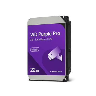 Disco Duro Western Digital WD Purple Pro 22TB SATA 7200RPM 3.5” 512MB Caché para Videovigilancia IA