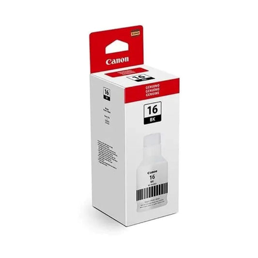 Kit de Tinta Canon GI-16 BK Negro con Cabezal PH-S Maxi Original 167ml para MAXIFY GX6010 GX7010