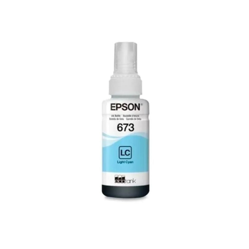 Botella de Tinta Epson T673520-AL Cian Claro 70ml para EcoTank L800 L805 L810 L850 L1800