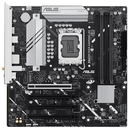 Motherboard ASUS B860M MAX GAMING AX Intel B860 LGA1851 DDR5 Wi-Fi 6 Micro-ATX