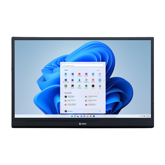 Monitor Portátil TEROS TE-1501S 15.6” FHD IPS USB-C HDMI 60Hz HDR Freesync Negro
