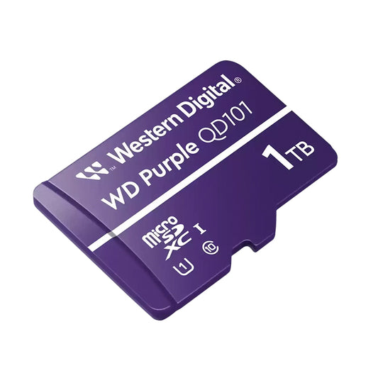 Memoria MicroSD WD Purple SC QD101 1TB microSDXC para Videovigilancia 24/7