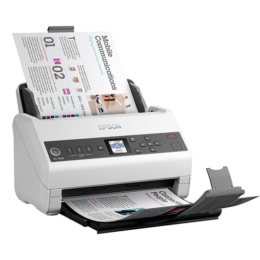 Escáner Epson WorkForce DS-730N Dúplex Color 40 ppm USB Ethernet ADF