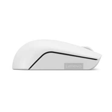 Mouse Inalámbrico Lenovo 300 1000 DPI Receptor USB Nano Gris Nube