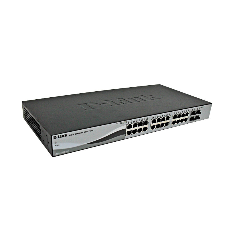 Switch Web Smart D-Link DGS-1210-28 24 Puertos Gigabit + 4 SFP Administrable Capa 2