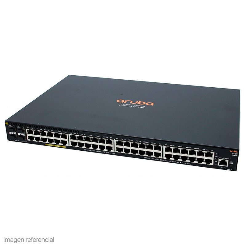 Switch HPE Aruba 2930F JL260A 48 Puertos Gigabit 4 SFP Administrable