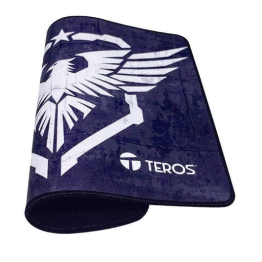 Mouse pad TEROS TE-3014S, negro con diseño