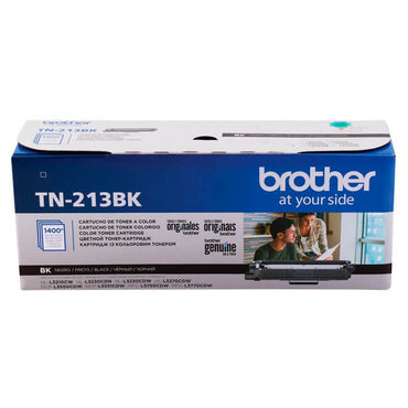 Tóner Brother TN-213BK Negro Original 1400 Páginas para HL-L3270 DCP-L3551 MFC-L3750
