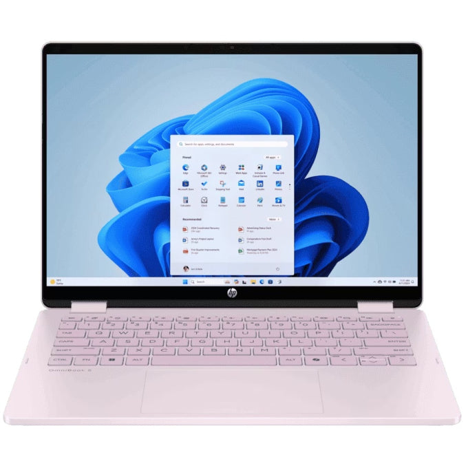 Laptop Convertible HP OmniBook 5 Flip 14-fp0057la Core i5-1334U 16GB RAM 512GB SSD 14" 2K Touch Windows 11 Home Rosa