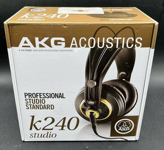 Audífonos AKG K240 Semi-Open de Estudio 3.5mm Negro