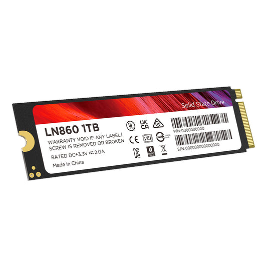 UNIDAD EN ESTADO SOLIDO LENOVO LN860, 1TB, M.2 2280, PCIE GEN 3 X4, NVME 1.4