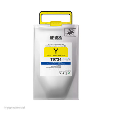 Bolsa de Tinta Epson T973420 Yellow DURABrite Pro Alta Capacidad para WorkForce Pro WF-C869R