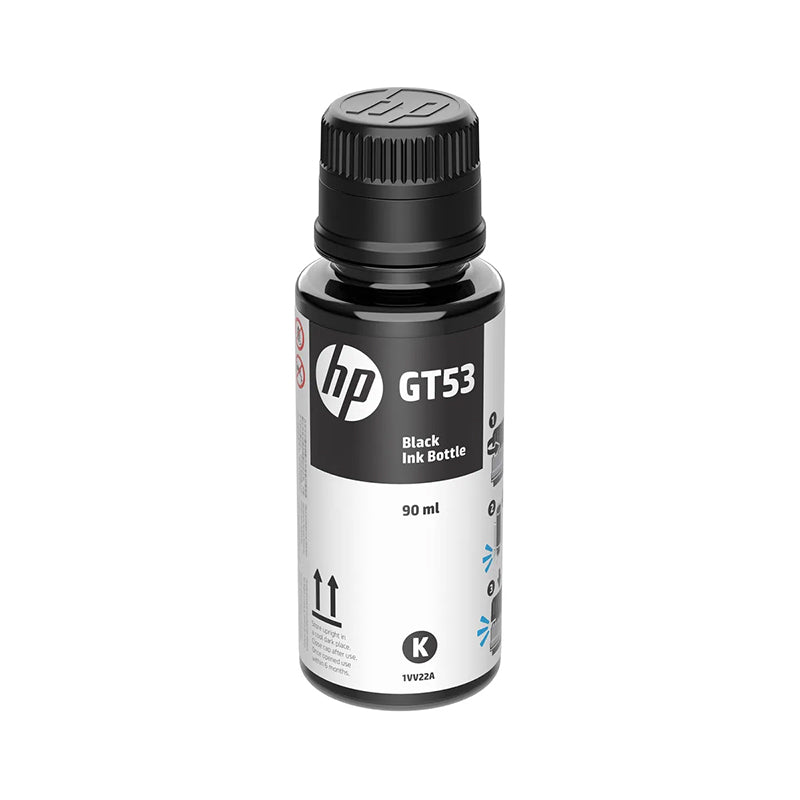 Botella de Tinta HP GT53 Negra 90ml 1VV22AL Rendimiento 4000 Páginas