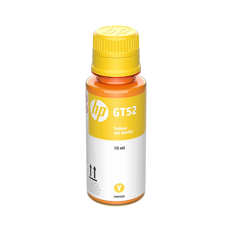 Botella de Tinta HP GT52 M0H56AL Amarillo 70ml para DeskJet GT Ink Tank y Smart Tank