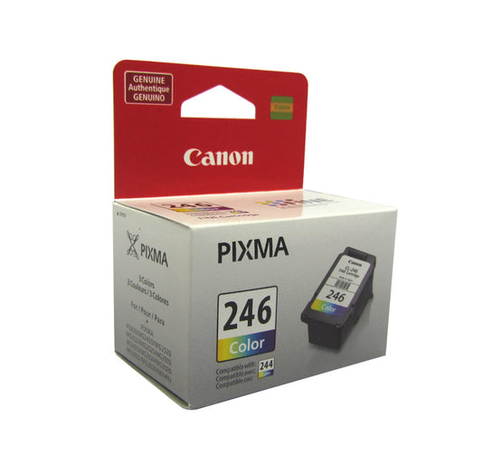 Cartucho de Tinta Canon CL-246 Tricolor Original 180 Páginas para PIXMA MG2520 MG2920 MX492