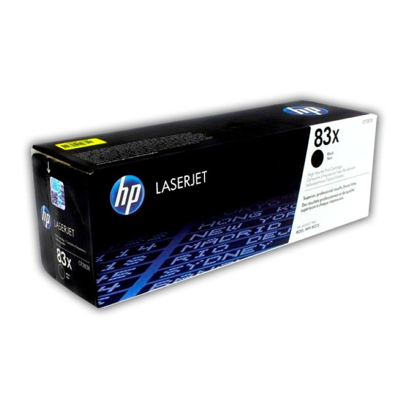 Tóner HP 83X Negro Original Alto Rendimiento CF283X para LaserJet Pro M201 M202 M225