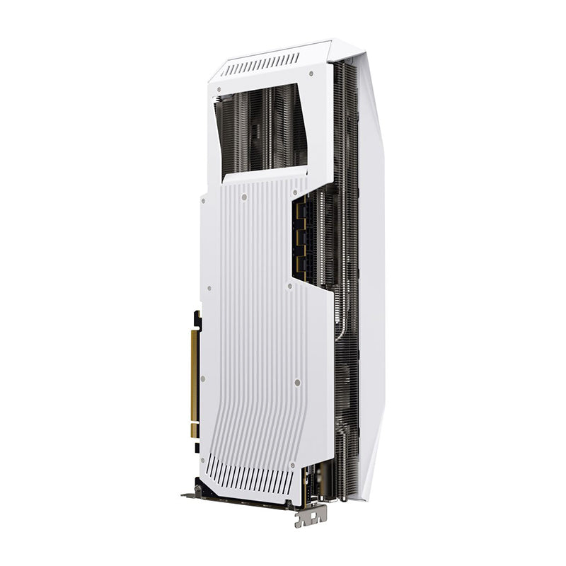 Tarjeta de Video XFX Mercury Radeon RX 9070 XT OC White Gaming Edition 16GB GDDR6 PCIe 5.0