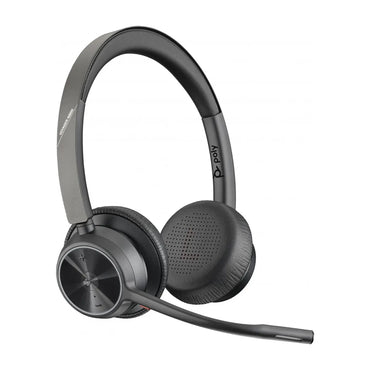 Auricular Inalámbrico Poly Voyager 4320-M Bluetooth USB-A con Adaptador Certificado Microsoft Teams y Zoom Negro