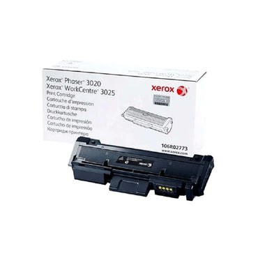 Tóner Xerox 106R02773 Negro Original 1,500 Páginas para Phaser 3020 WorkCentre 3025
