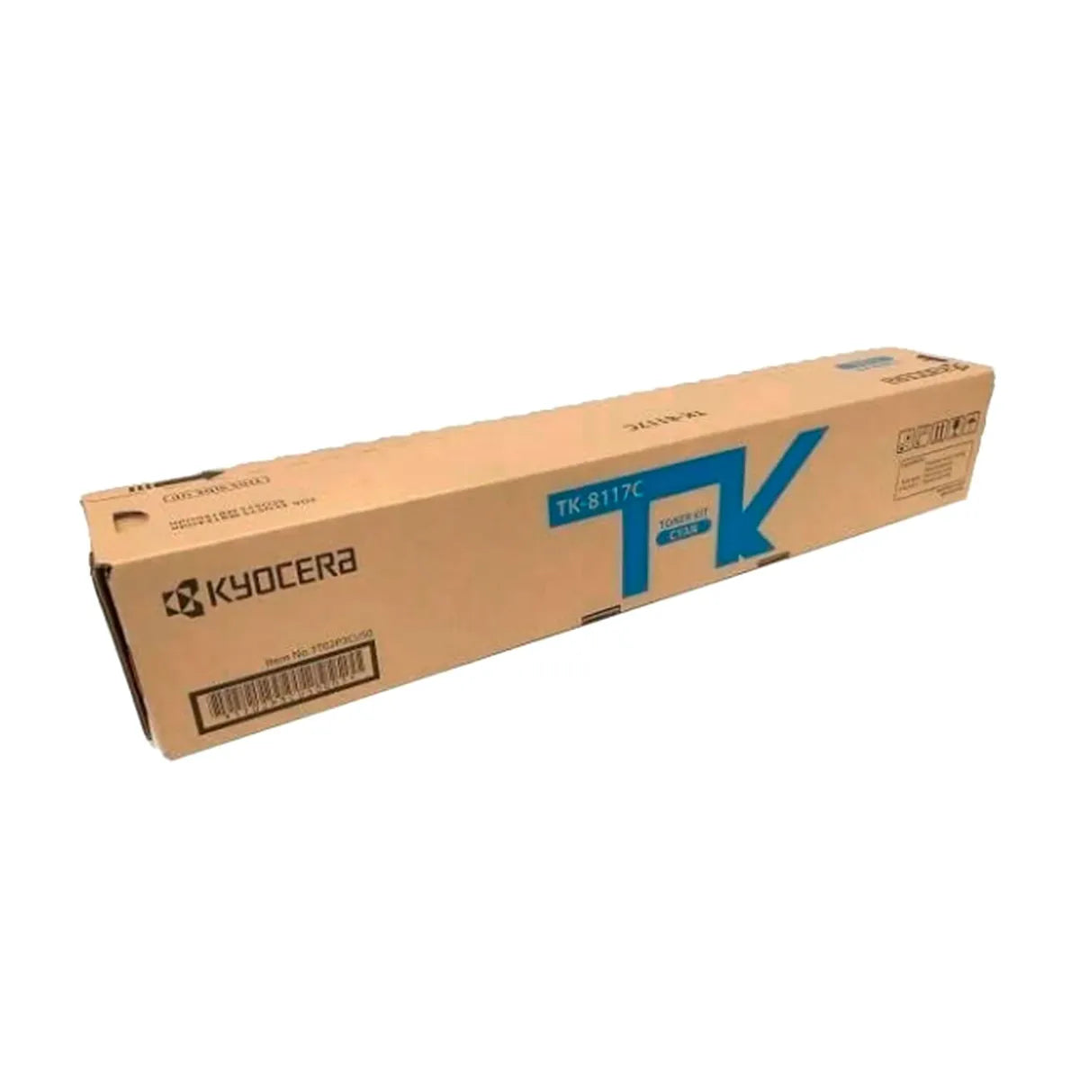 Tóner Kyocera TK-8117C Cyan 6,000 Páginas Compatible TK-8115C ECOSYS M8124CIDN M8130CIDN