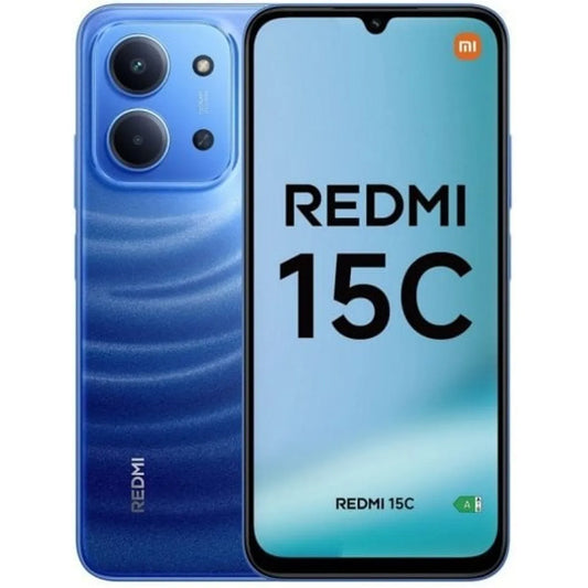 Celular Xiaomi Redmi 15C 4GB RAM + 4GB Expandida 256GB 4G LTE Dual SIM 6.9” Azul