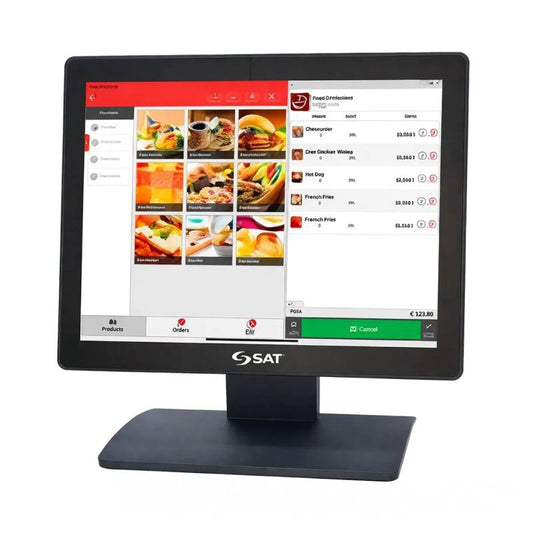 Monitor Touch SAT 1054FPH 15" Capacitivo HDMI VGA USB 10 Toques IP54