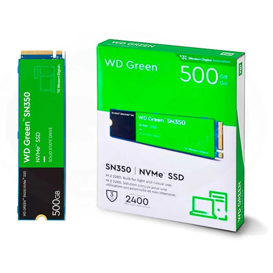 SSD Western Digital WD Green SN350 500GB M.2 2280 NVMe PCIe Gen3 x4 2400MB/s