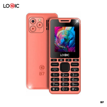 Celular LOGIC B7 2G Dual SIM 1.77" Rojo Básico