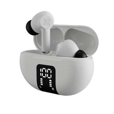 Audífonos Klip Xtreme KTE-755WH TWS Bluetooth 5.4 ANC ENC IPX4 Blanco