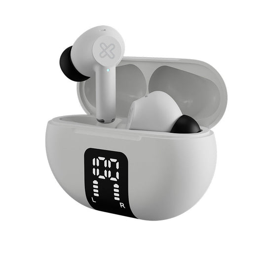 Audífonos Klip Xtreme KTE-755WH TWS Bluetooth 5.4 ANC ENC IPX4 Blanco