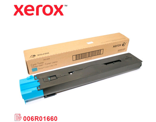Tóner Xerox 006R01660 Cyan Original 34000 Páginas para Color C60 y C70