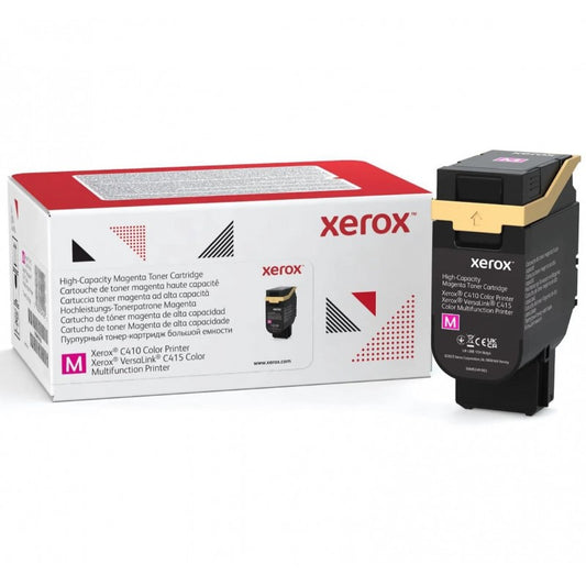 Tóner Xerox 006R04766 Magenta Alta Capacidad 7,000 Páginas para C410 VersaLink C415