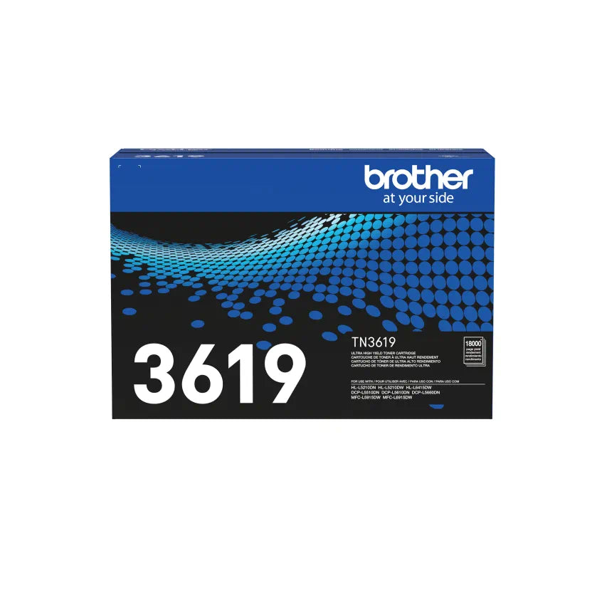 Tóner Brother TN-3619 Negro Original 18000 Páginas para HL-L5210DN DCP-L5660DN
