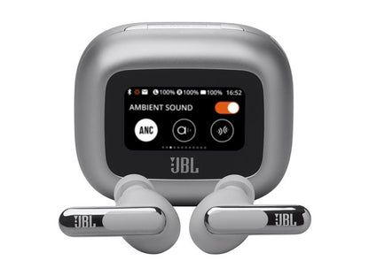 Audífonos JBL LIVE Beam 3 Silver Bluetooth ANC IP55 Plata
