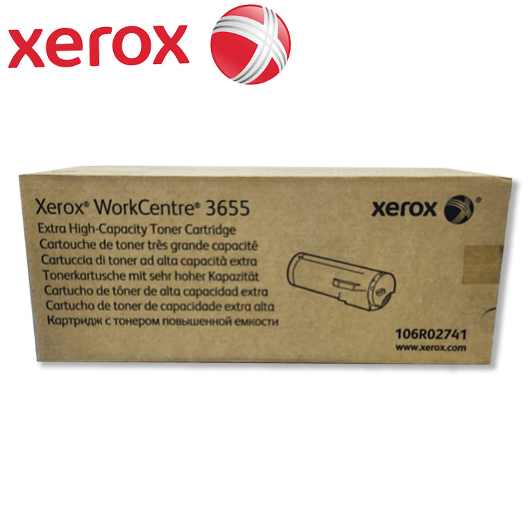 Tóner Xerox 106R02741 Negro Original 25.9K para WorkCentre 3655