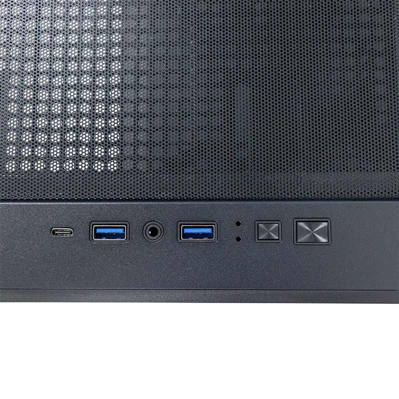 CASE GAMER TEROS TE-1323G COMPATIBLE ITX MATX ATX COLOR NEGRO