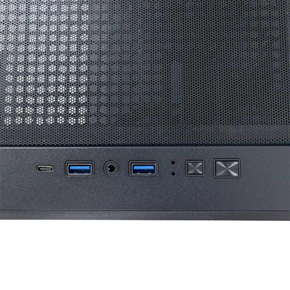 CASE GAMER TEROS TE-1323G COMPATIBLE ITX MATX ATX COLOR NEGRO